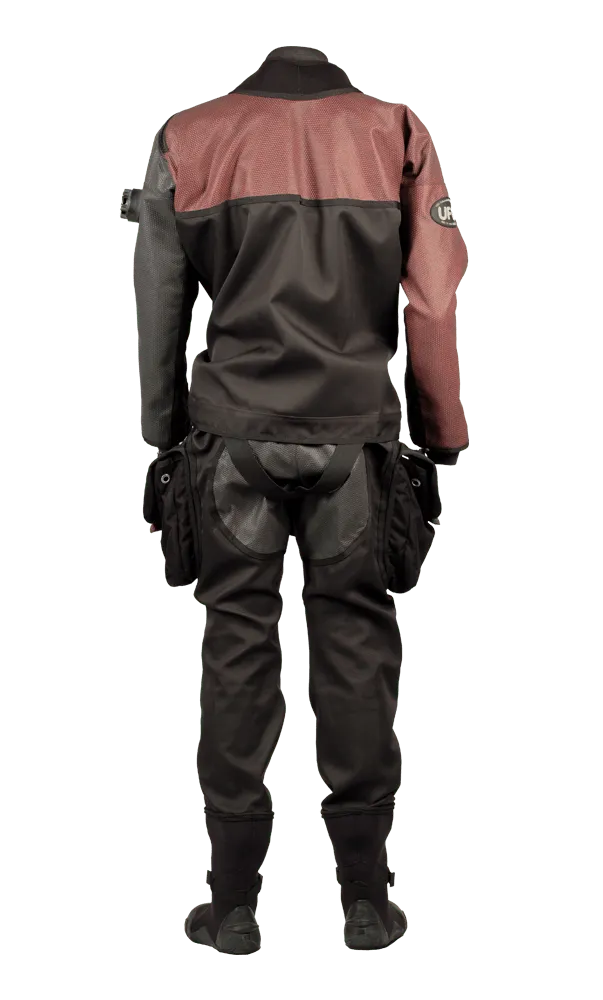 Kryptonite drysuit — Back view