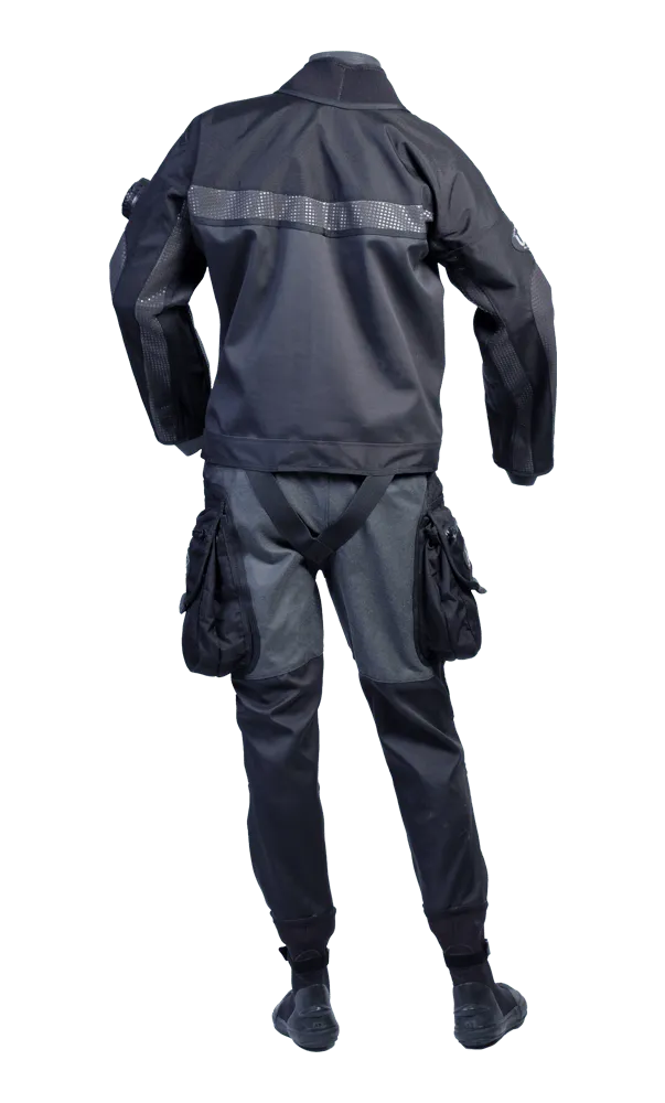 Ninja drysuit — Back view
